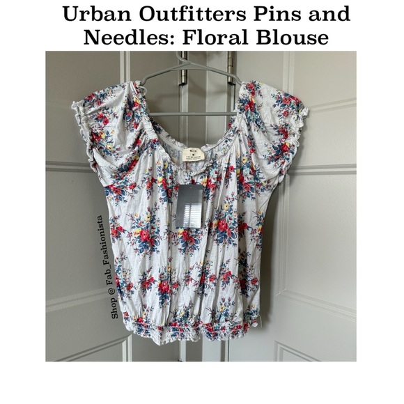Urban Outfitters Pins & Needles Floral summer blouse - Picture 1 of 8